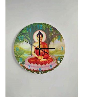 Đồng hồ treo tường hình phật 1