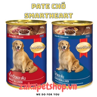 Pate chó Smartheart 400g - 2 vị bò và gà