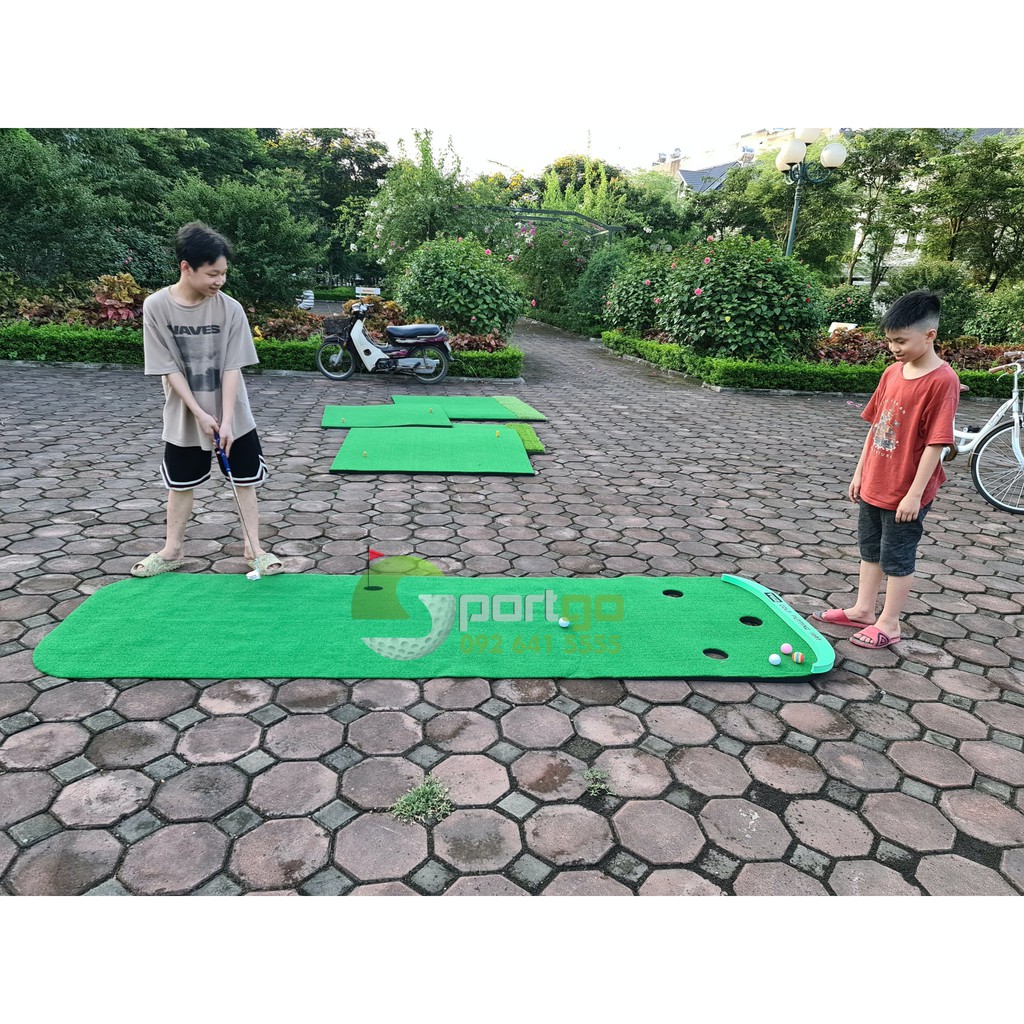 Thảm chơi golf putting green 3 hố