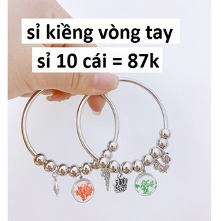 Sỉ 10 vòng kiềng tay : 10 cái = 87k [ sỉ gốc không qua trung gian - sỉ 100 cái liên hệ 077.9755.433 ]