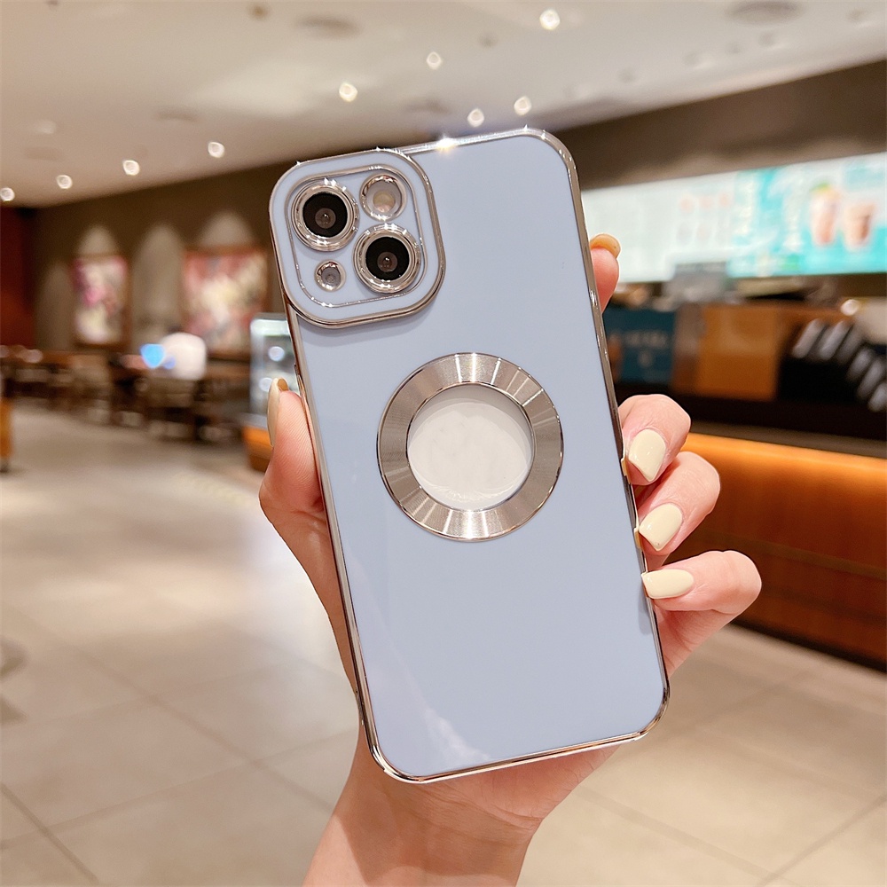 Sang Trọng Ốp Điện Thoại Mạ Điện Chống Sốc Cho IPhone 11 Pro Max 12 Pro Max x xs xr xsmax 7 plus 8 plus se2020 se2022 14 13
