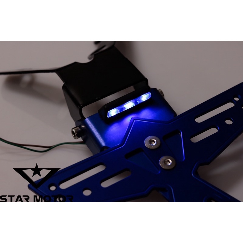 Pass  bát biển số nhôm CNC tăng chỉnh mẫu cánh chim dành cho Exciter - Winner - R15v3