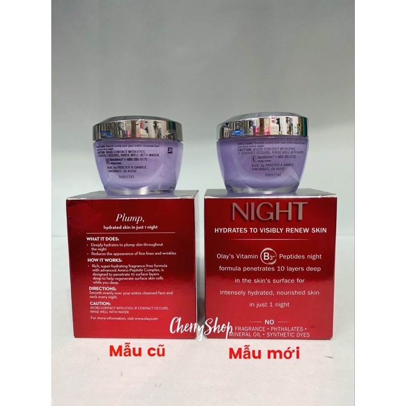 [Hàng USA] Kem dưỡng ban đêm Olay Regenerist Night Recovery Cream (48g)