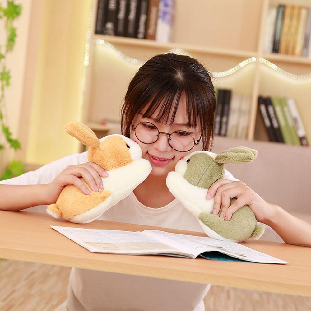 Thỏ Nhồi Bông Đang Ngủ Hoạt Hình 4 Màu Tùy Chọn Trang Trí Nhà Cửa