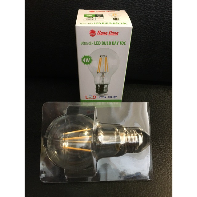 Bóng LED Edison Dây Tóc G45 4W Rạng Đông- chính hãng