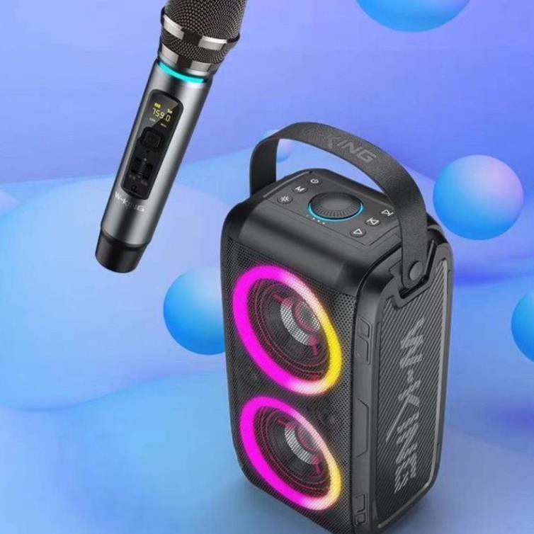 Loa bluetooth karaoke W-King T9 mạnh mẽ, Loa hát karaoke tặng kèm micro chính hãng, bh 6 tháng , giá tốt