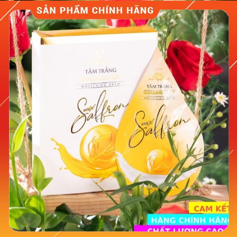 TẮM TRẮNG SAFARON collagenX3 hàng chính hãng Mỹ Phẩm Đông Anh