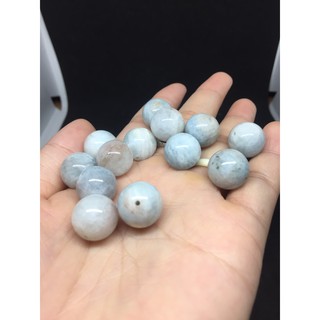 Hạt tròn Aquamarine - Handmade