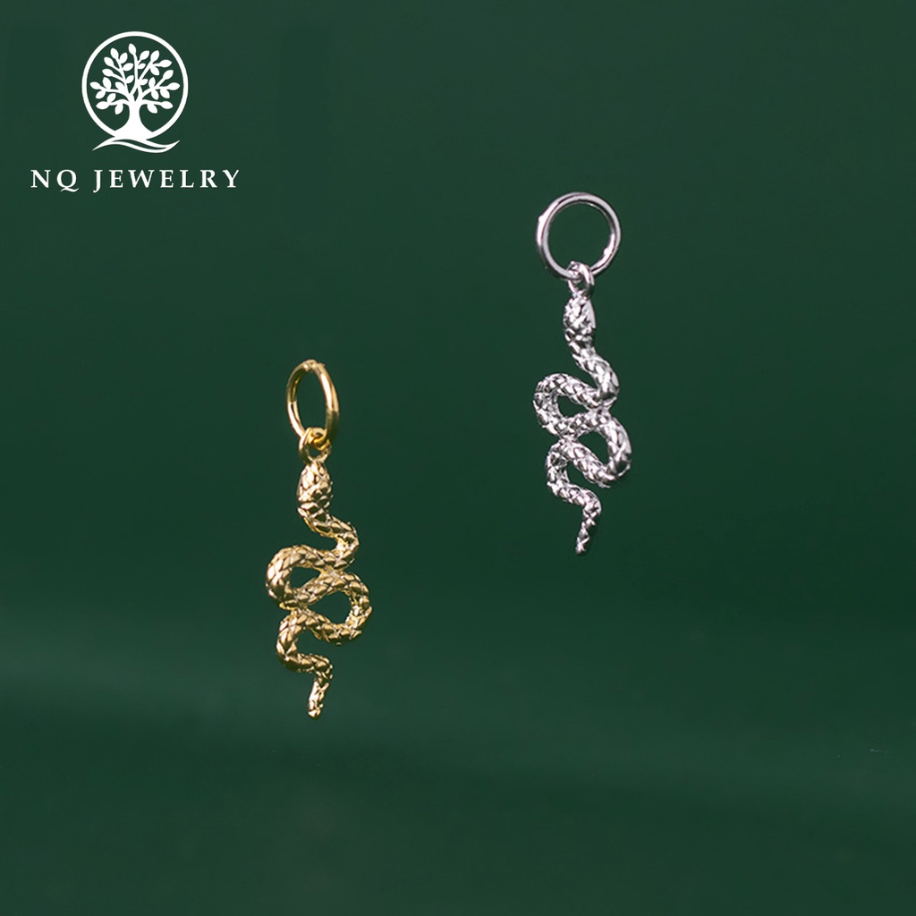 Charm treo mặt dây chuyền rắn - NQ Jewelry