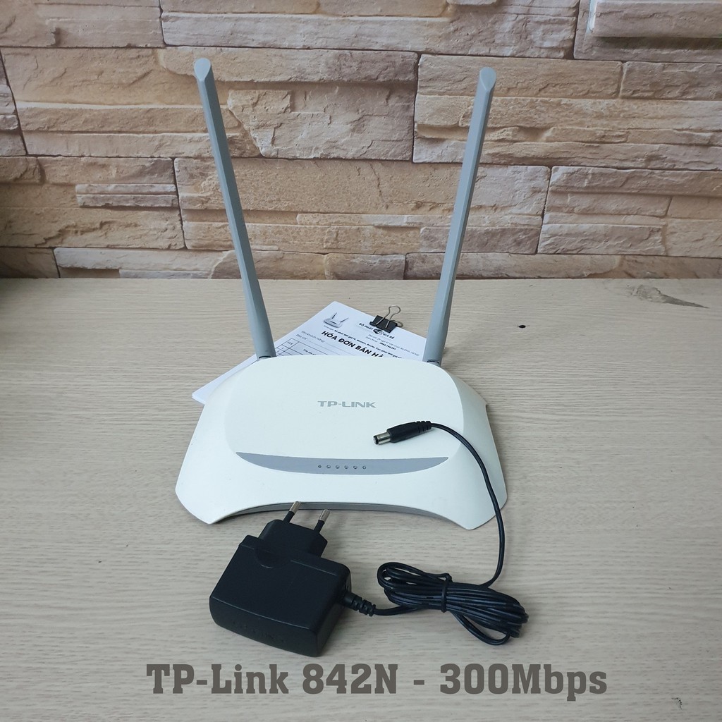 Bộ phát wifi TPLink 2 râu 842N/841N, Cục phát wifi hình thức đẹp 300Mbps