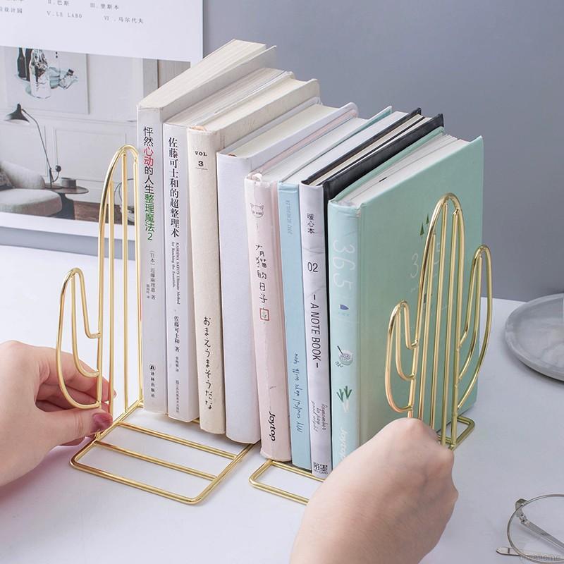 Bộ 2 Giá Đỡ Sách Tạo Hình Xương Rồng Độc Đáo