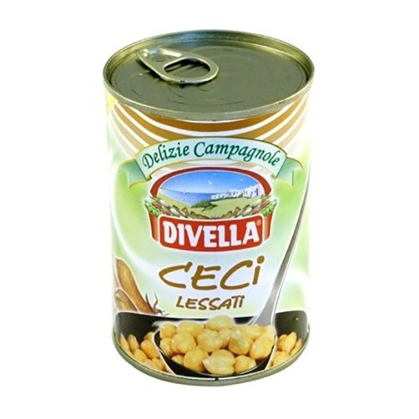 [Hàng nhập khẩu] Đậu gà Ceci Chick Pea Divella đóng hộp 400gr