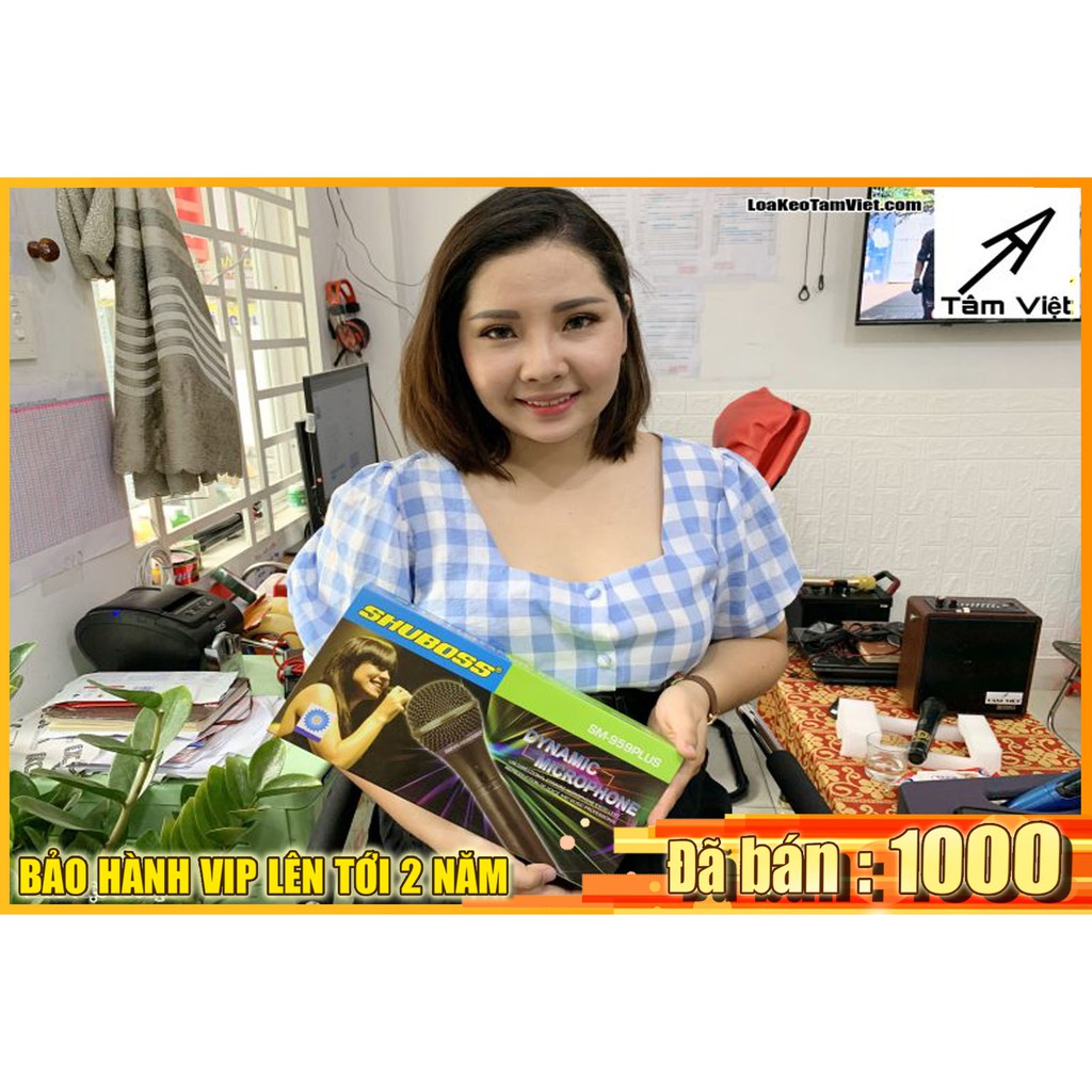 Micro có dây “SHUBOSS 959Plus” karaoke cao cấp – HÀNG VIP