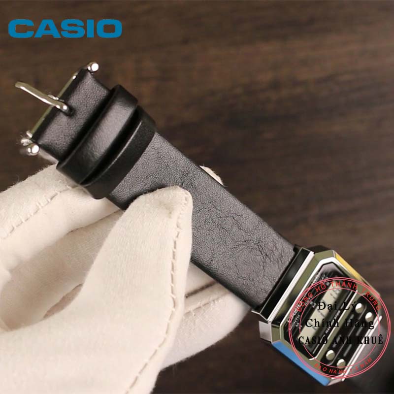 Đồng hồ Unisex Casio Vintage A100WEL-1ADF dây da