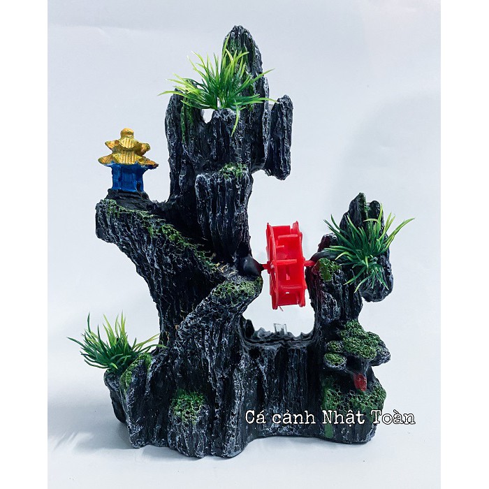 TIỂU CẢNH TRANG TRÍ HỒ CÁ NON BỘ 12x5x18cm