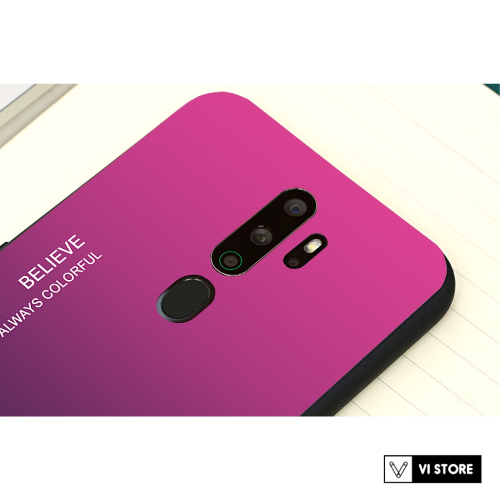 Ốp lưng kính cường lực Oppo A5 2020, A9 2020 - Gradient edition