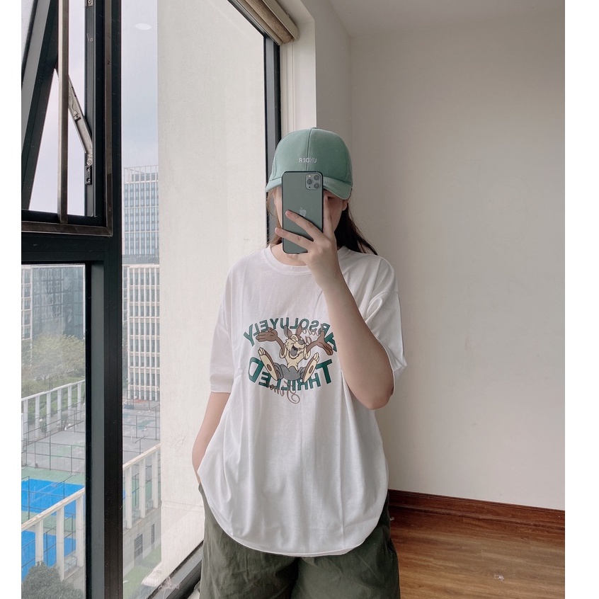 Áo Thun 3158 Thỏ Absoluyely PEONYB Unisex [FREESHIP] Phông form rộng tay lỡ in hình vintage, pull cá tính đẹp Ulzzang