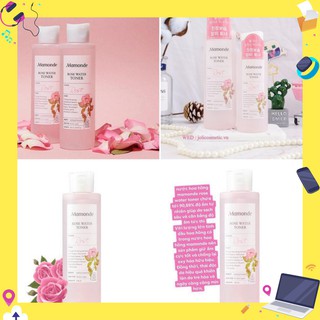 (Mẫu mới 2020) Nước Hoa Hồng Dưỡng Ẩm Mamonde Rose Water Toner 250ml (NRS)