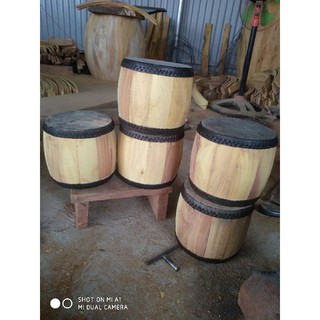 Trống đế, trống cúng hát chèo văn lõi mít đk 16 cm kèm dùi