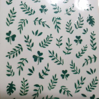 Decal dán móng - trang trí resin hình chiếc lá.