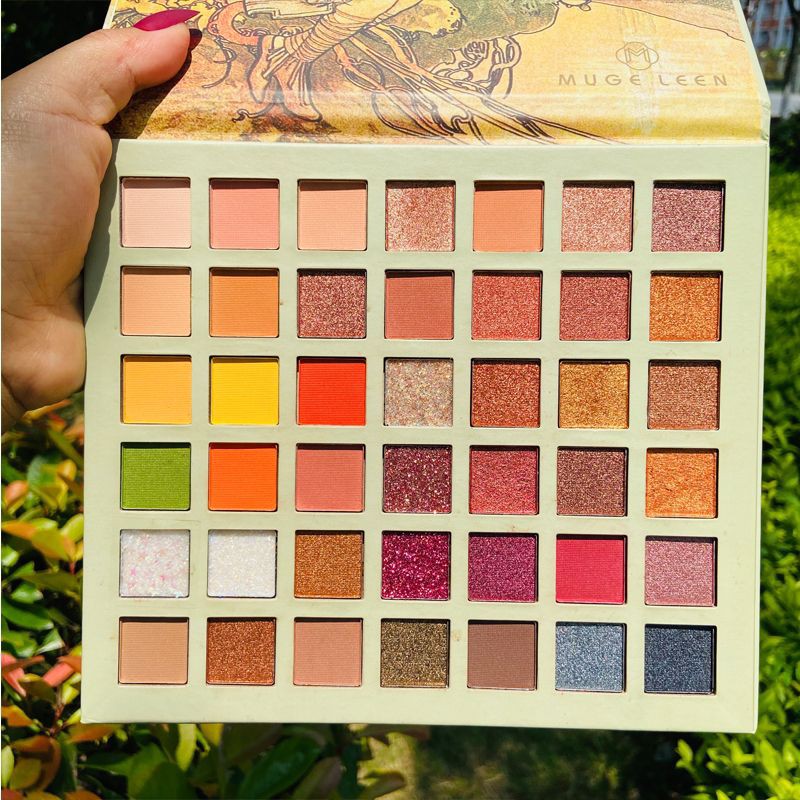 HOT TAOBAO — Bảng Phấn Mắt MUGE LEEN 42 Ô Cô Gái — Bảng Mắt Nhũ Lì 42 Ô Cô Gái Cổ Trang MUGE LEEN Cao Cấp | BigBuy360 - bigbuy360.vn