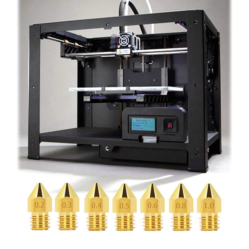 Bộ 24 Vòi Phun Mk8 0.2 mm 0.3 mm 0.4 mm 0.5 mm 0.6 mm 0.8 mm 1.0 mm Kèm Hộp Cho Máy In 3d | BigBuy360 - bigbuy360.vn
