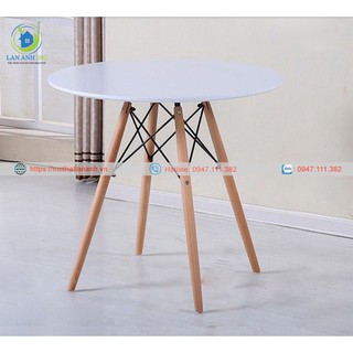 Bàn tròn EAMES nhập khẩu đường kính 60