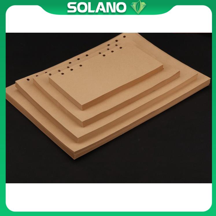 Giấy sổ còng SOLANO ruột sổ còng họa tiết hoa lá, hải tặc, sổ váy 6 lỗ SN-001044