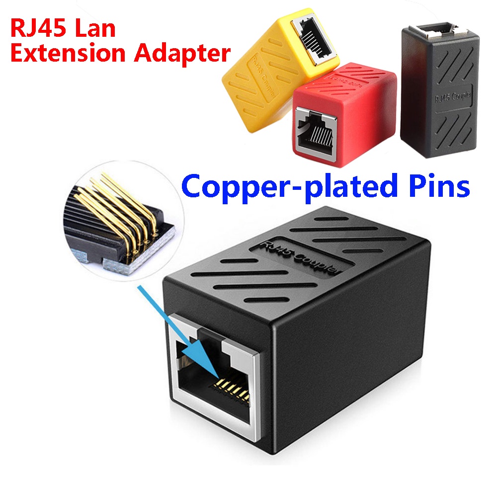 Đầu nối mạng RJ45, Đầu nối Ethernet, Khớp nối mở rộng RJ45,​Đầu nối thẳng RJ45