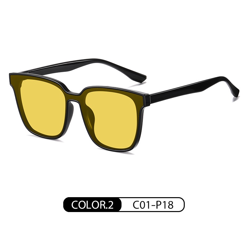 Kính Mát Chống Nắng Phân Cực Mặt Vuông Siêu Nhẹ Thời Trang Cho Nam Và Nữ