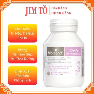 Dha bầu, dha cho mẹ bầu Bio Island của Úc 60 viên shop Jim Tồ