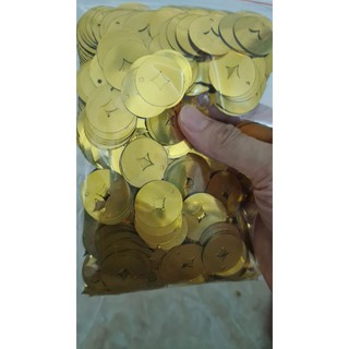 500 gr lá vàng kim sa làm cây kim tiền, cây cành vàng nhiều mẫu