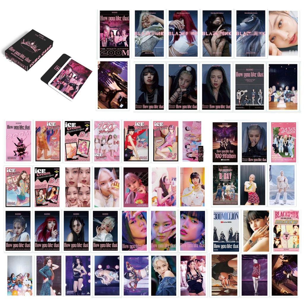 Blackpink Album How You Like That Photocard Lisa Jennie Rosé Jisoo Lomo Card Postcard