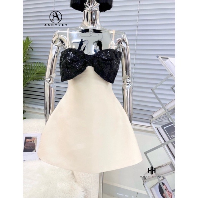 Váy tacta nơ kim sa sang chảnh