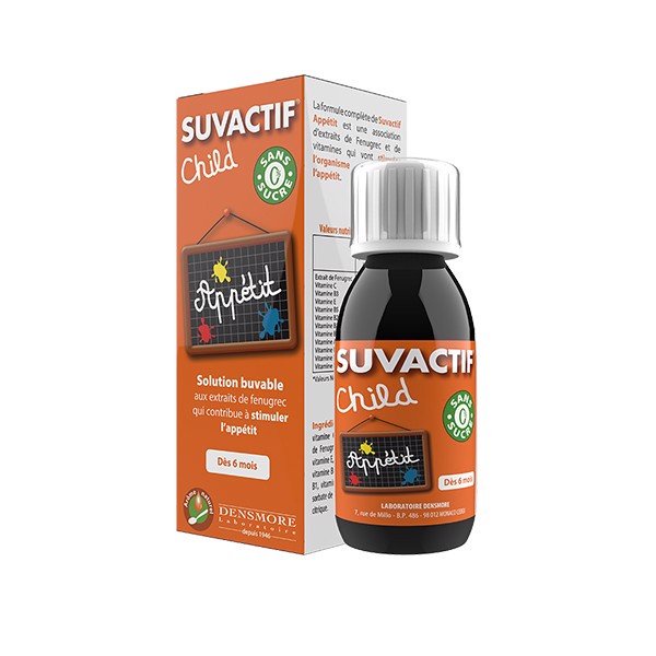 [Date T1/2025] Siro Ăn Ngon Tăng Cân Cho Bé Từ 6 Tháng Tuổi Suvactif Appétit Chính Hãng Pháp