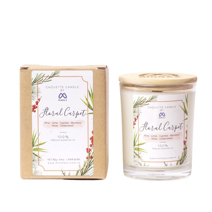 Ly nến thơm Chouette Candle CHC1010 Floral Carpet 182g