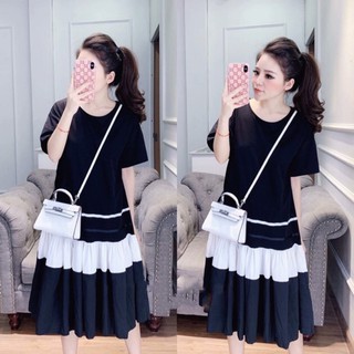 Đầm bầu đuôi cá cao cấp dáng suông