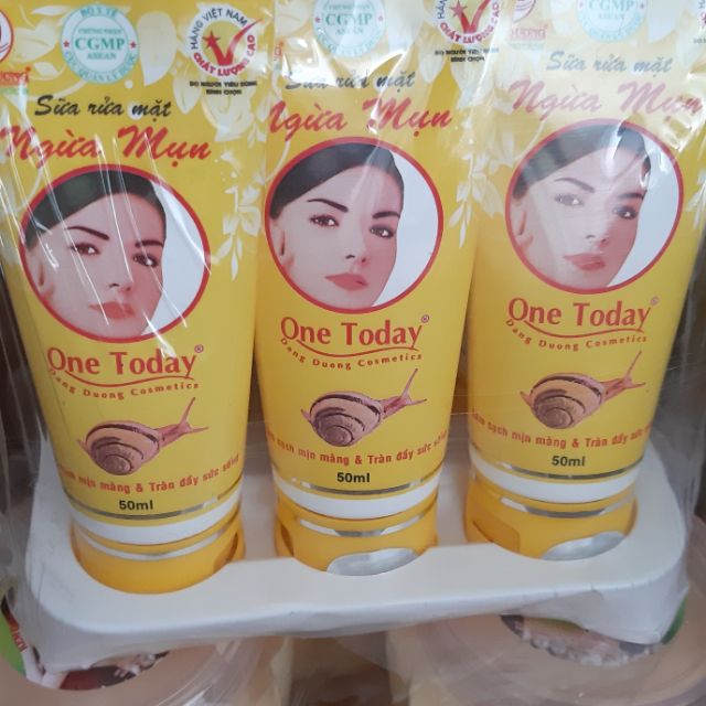 sữa rửa mặt ngừa mụn one today