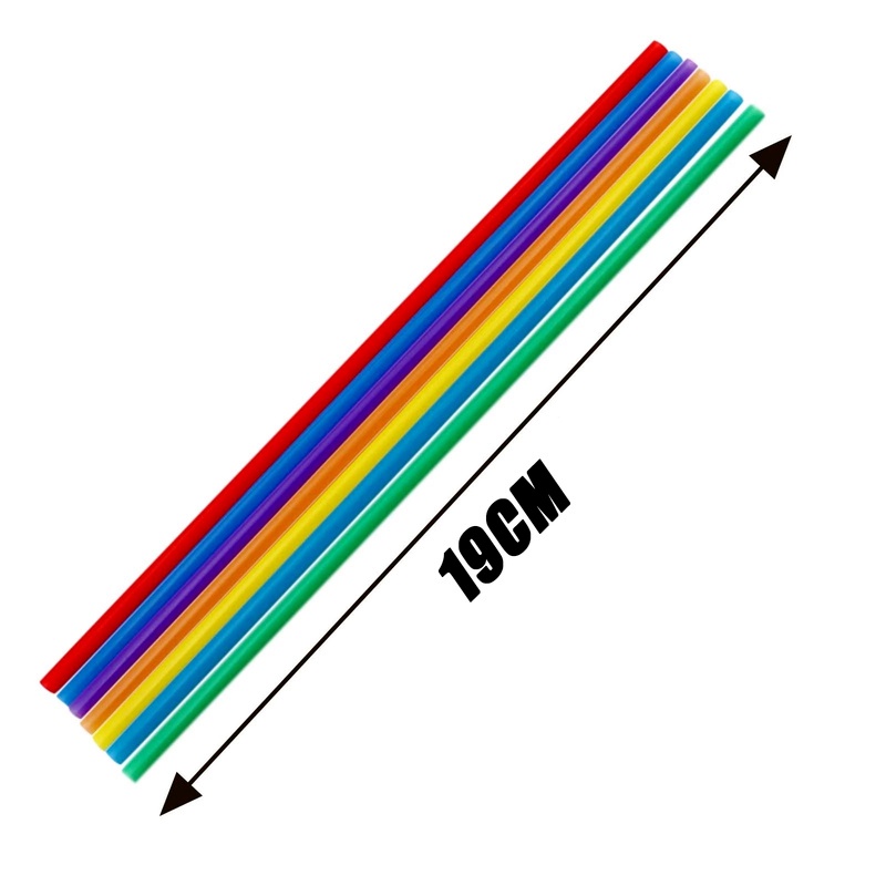 Set 100 Ống Hút Thẳng Bằng Nhựa Dùng Một Lần Đa Ứng Dụng