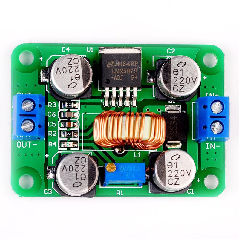 Mô Đun Tăng Áp LM2587 DC-DC 3.5V-30V Sang 4V-30V 5A