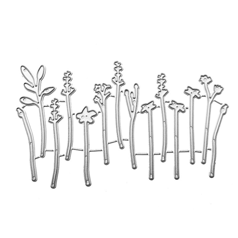 Khuôn Cắt Giấy Kim Loại Hình Hàng Rào Hoa Xinh Xắn