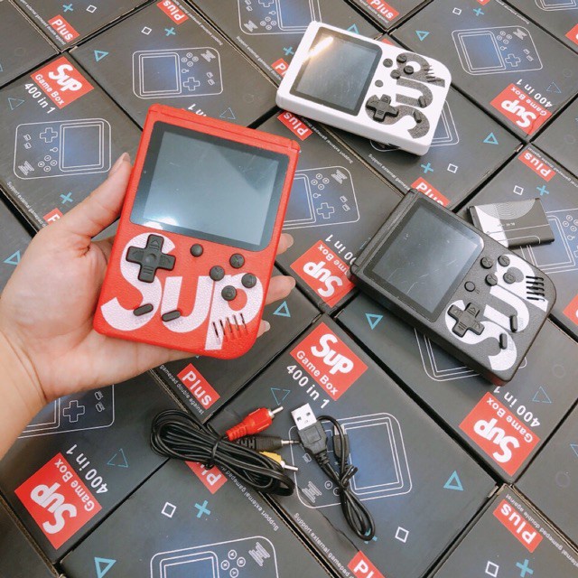 MÁY CHƠI GAME CẦM TAY SUP 4 NÚT BOX 400 IN 1 PLUS  -  DC3390