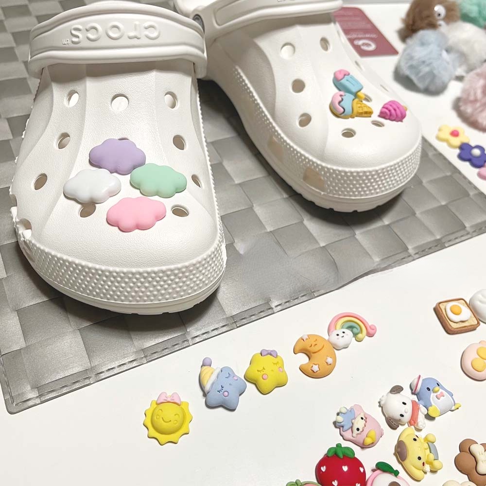 Thanh Kem (Quán Bar Xanh Dương / Mochi Bar / Mickey Bar / Sarr) Phụ Kiện Trang Trí Giày Crocs Jibbitz Diy