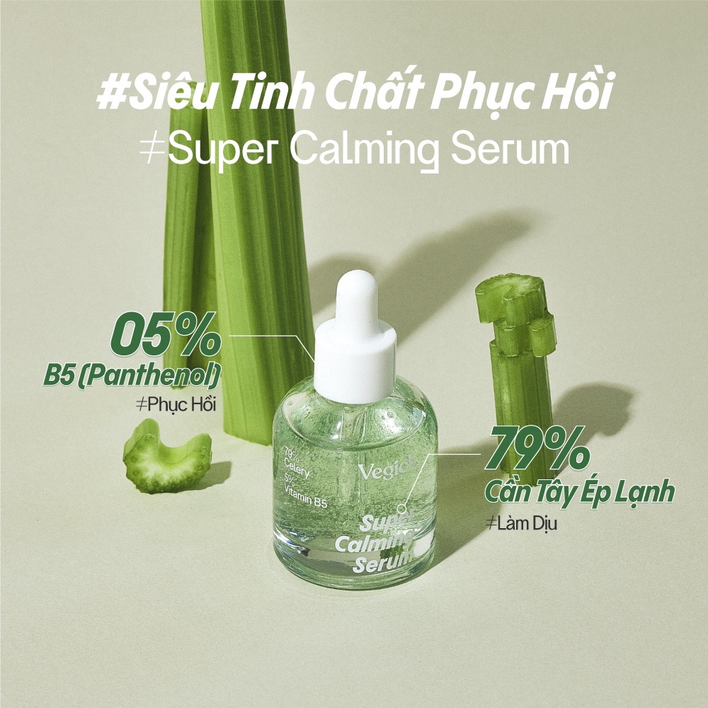 Bộ 3 Dưỡng Da Thuần Chay Vegick Superfood (Toner-serum-Kem Dưỡng)