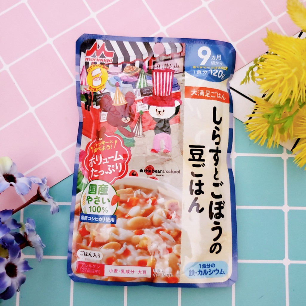 Cháo Gói Ăn Liền Gấu Nâu Morinaga 9M+ | BigBuy360 - bigbuy360.vn