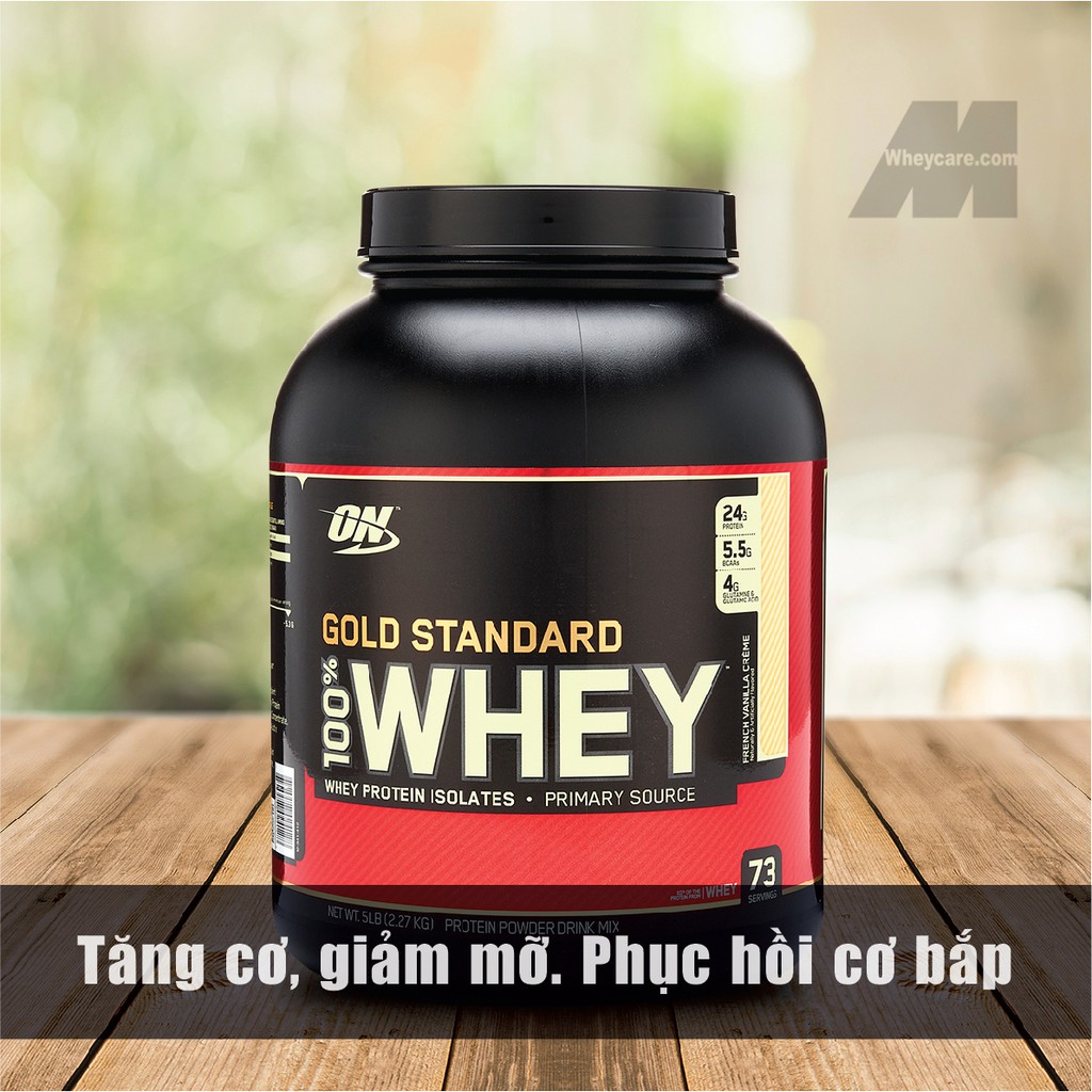 ON GOLD STANDARD  WHEY PROTEIN 5LBS - 2.27 Kg - Tăng cơ, Giảm mỡ