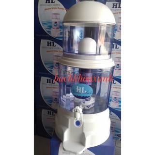 Bình lọc nước uống trực tiếp cao cấp Hưng Long HL dung tích 23 Lít (Trắng)