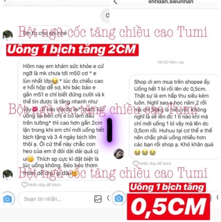 Ngũ cốc tăng chiều cao Tumi ( có mã vạch ). Date mới nhất !