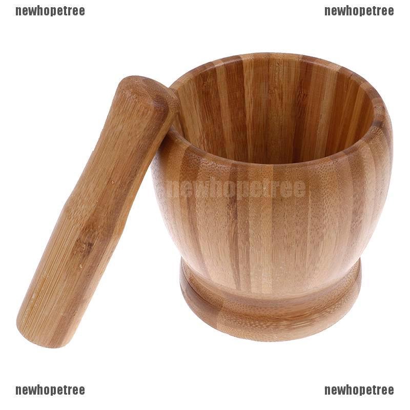 Bộ Chày Cối Giã Tỏi Bằng Gỗ
