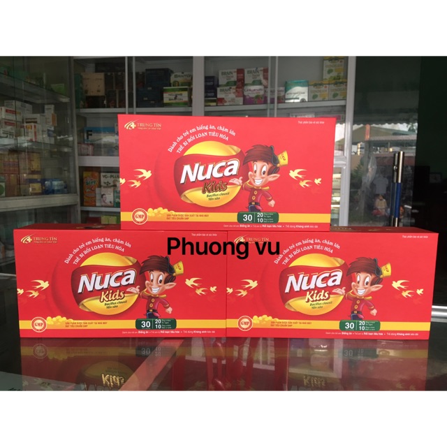 NUCA Kids - Dành cho trẻ biếng ăn, chậm lớn,trẻ bị rối loạn tiêu hoá